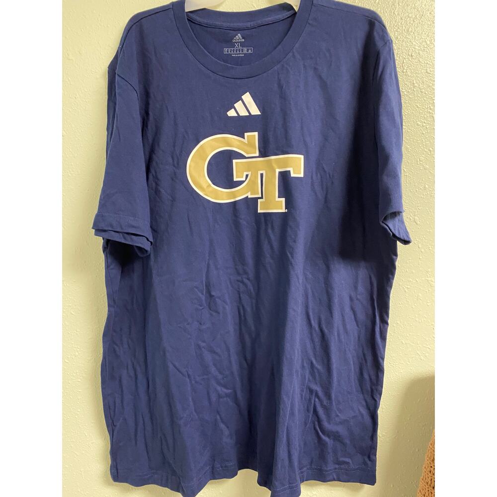 NEW Adidas Georgia Tech Yellow Jackets Tshirt- size XL -NN